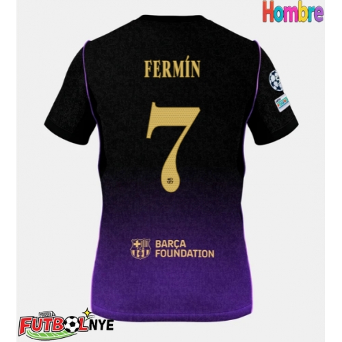 Camiseta Barcelona Fermin Lopez #7 Visitante Equipación 2026-27 manga corta